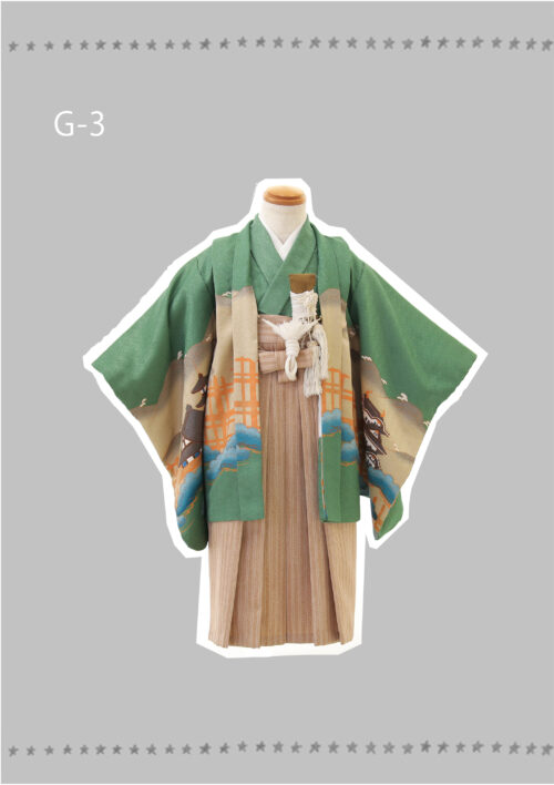 七五三　3歳男　和装　G-3　外出レンタル　9,900円